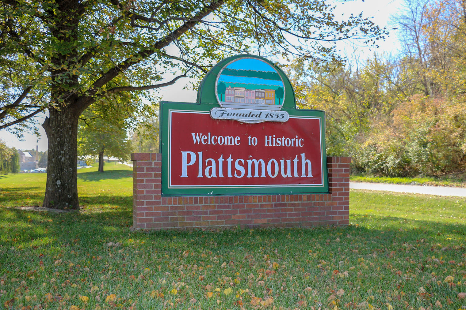 Plattsmouth, Nebraska Welcome Sign
